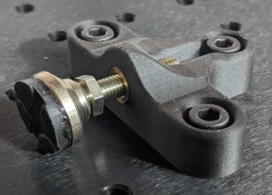 3D printed fixture for optical breadboard created with Markforged technology