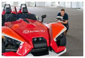 Artec Leo 3d scanning for reverse engineering
