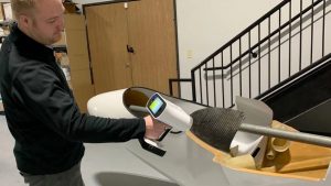 Reverse-engineering aircraft spares with Artec Leo 3d scanner for additive manufacturing