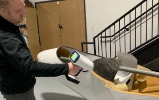 Reverse-engineering aircraft spares with Artec Leo 3d scanner for additive manufacturing