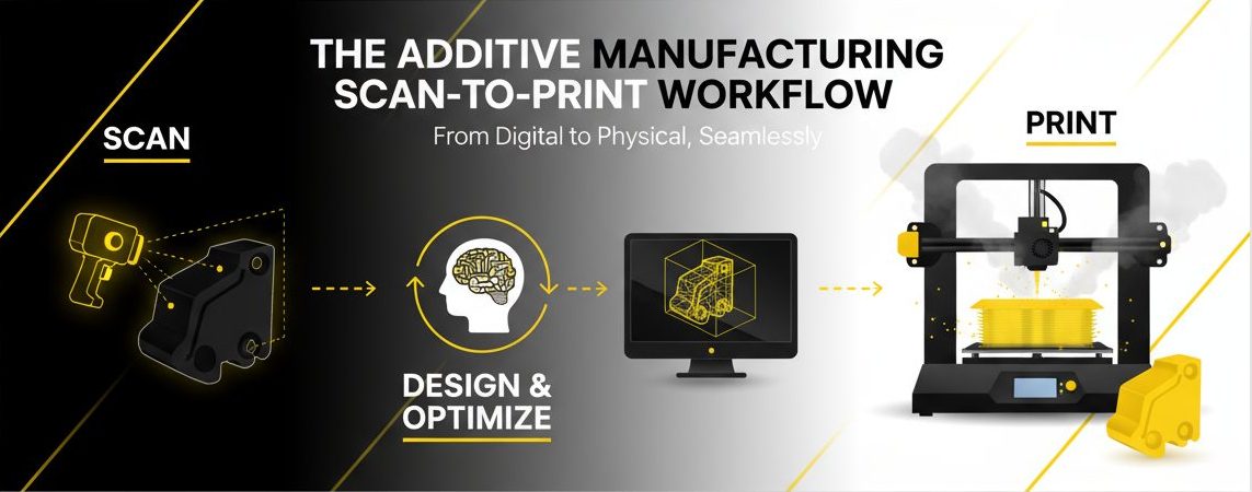 AM scan to print workflow
