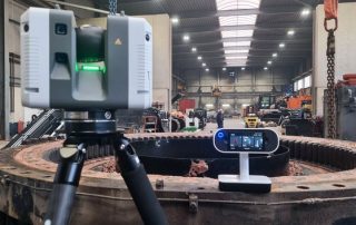 In-house 3D scanning of industrial component