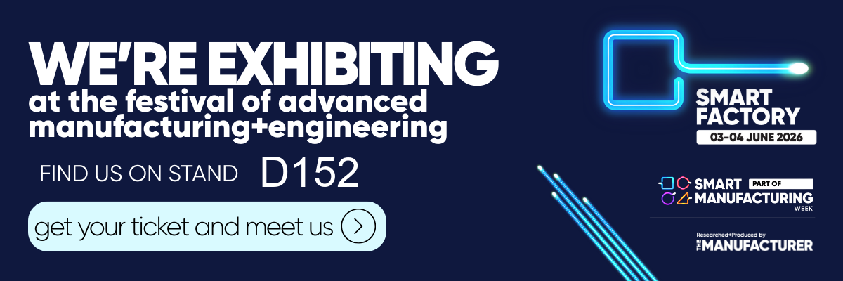SMF2026 Banner 600×200 Smart Manufacturing Week 2025 Logo Black