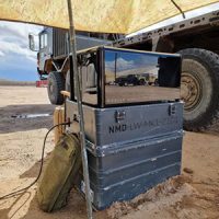 3D printer with vehicle in the field